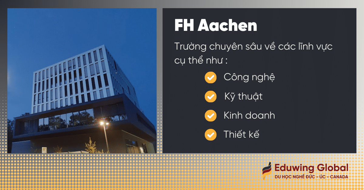 Trường Đại học Khoa học Ứng dụng Aachen thuộc bang Nordrhein-Westfalen, Đức