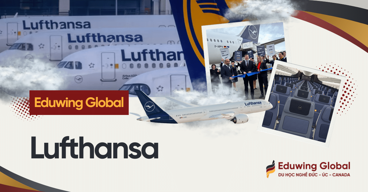 Lựa chọn hãng hàng không Lufthansa khi du học Đức