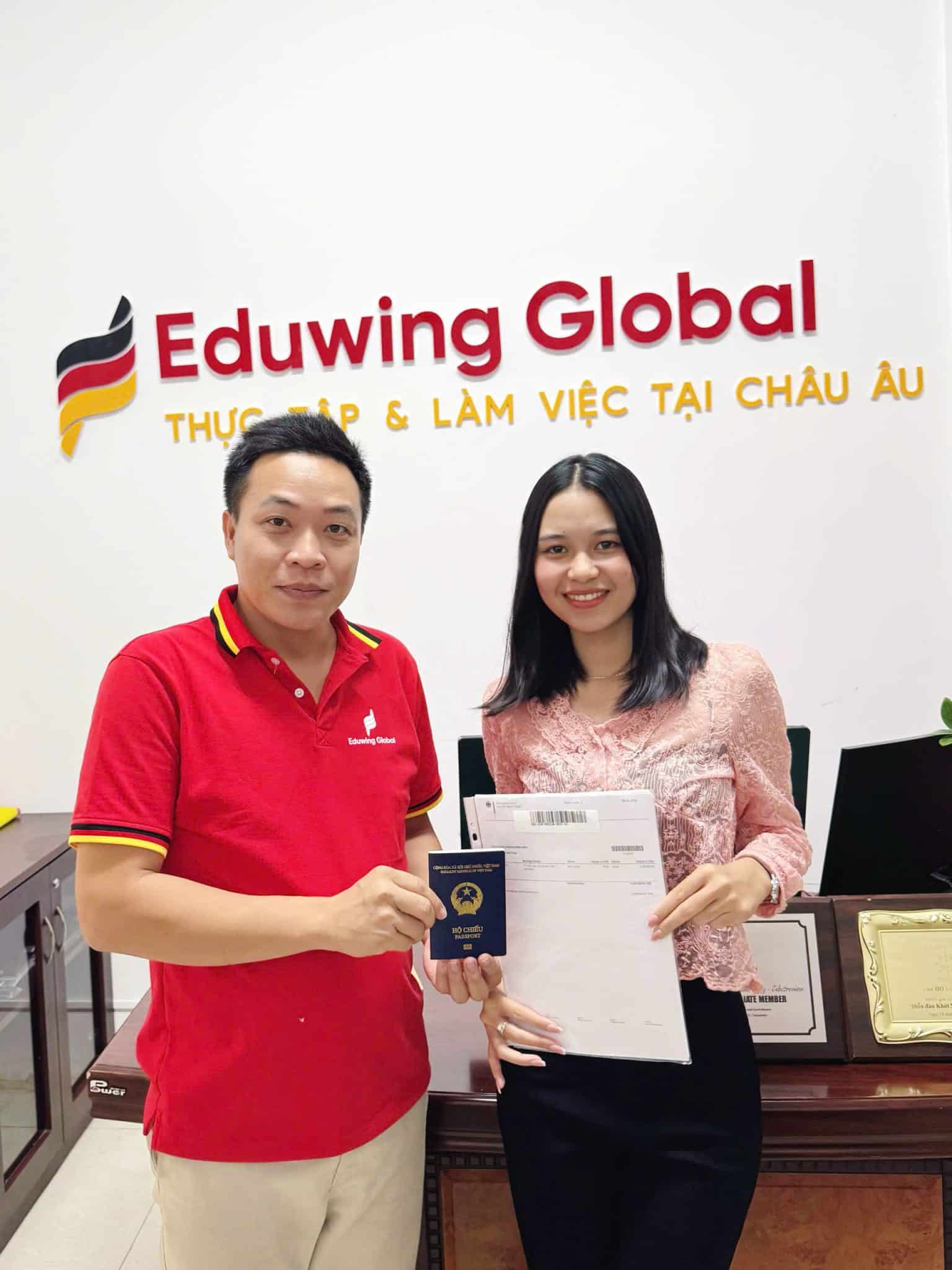 Học viên Eduwing Global xin visa đi Đức thành công