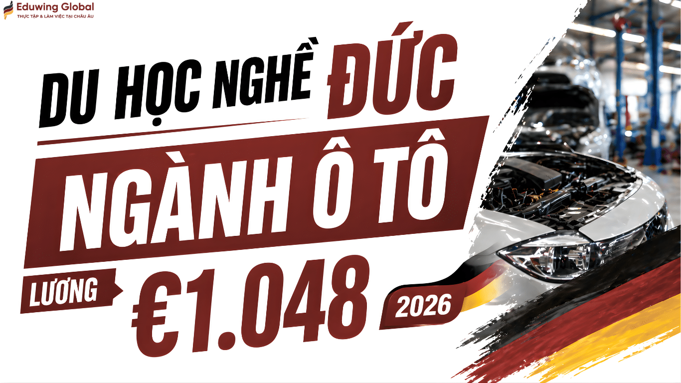 Du học nghề Đức ngành ô tô Kfz-Mechatroniker 2026
