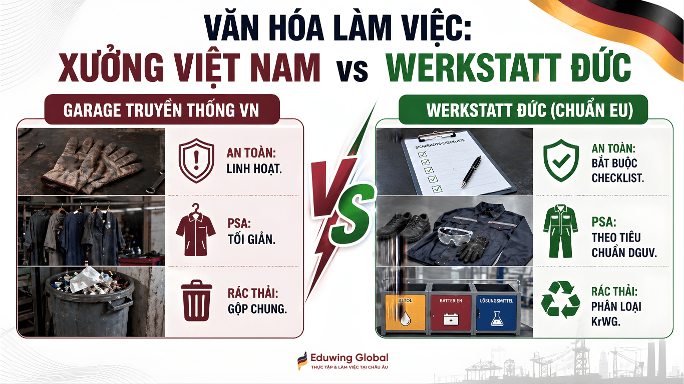 Du học nghề Đức ngành ô tô Kfz-Mechatroniker 2026