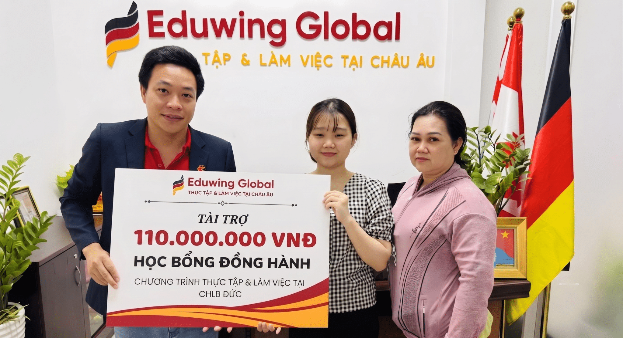 Nguyễn Thị Hồng Hạnh nhận học bổng Germany Gate 2026 từ Eduwing Global